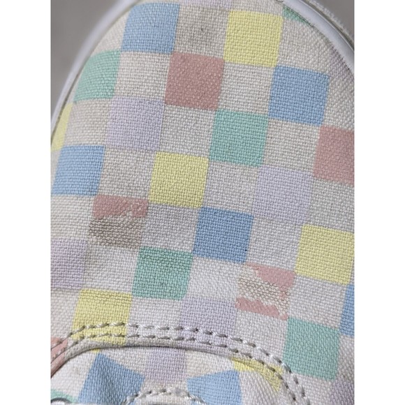 VANS US Missy Old Skool Pastel Rainbow Checkerboard Skate Shoes  4.0 - Picture 11 of 12